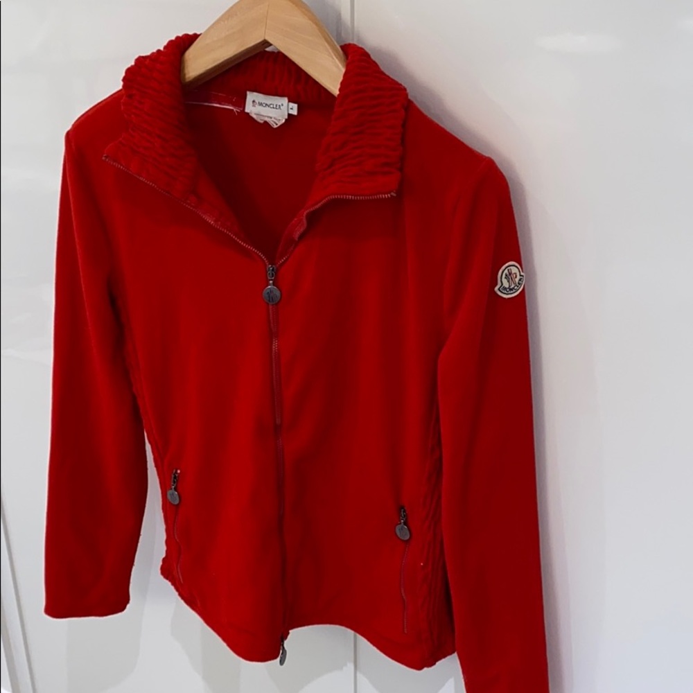 Moncler red sweater